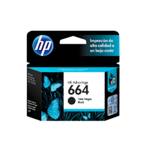 Tinta HP 664 original F6V29AL Negro
